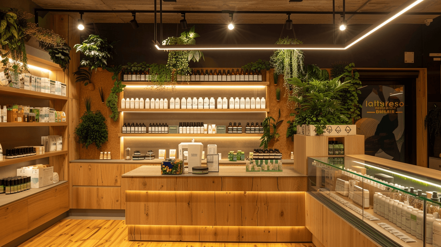 Fachada de dispensario medicinal Patagonia Botanics