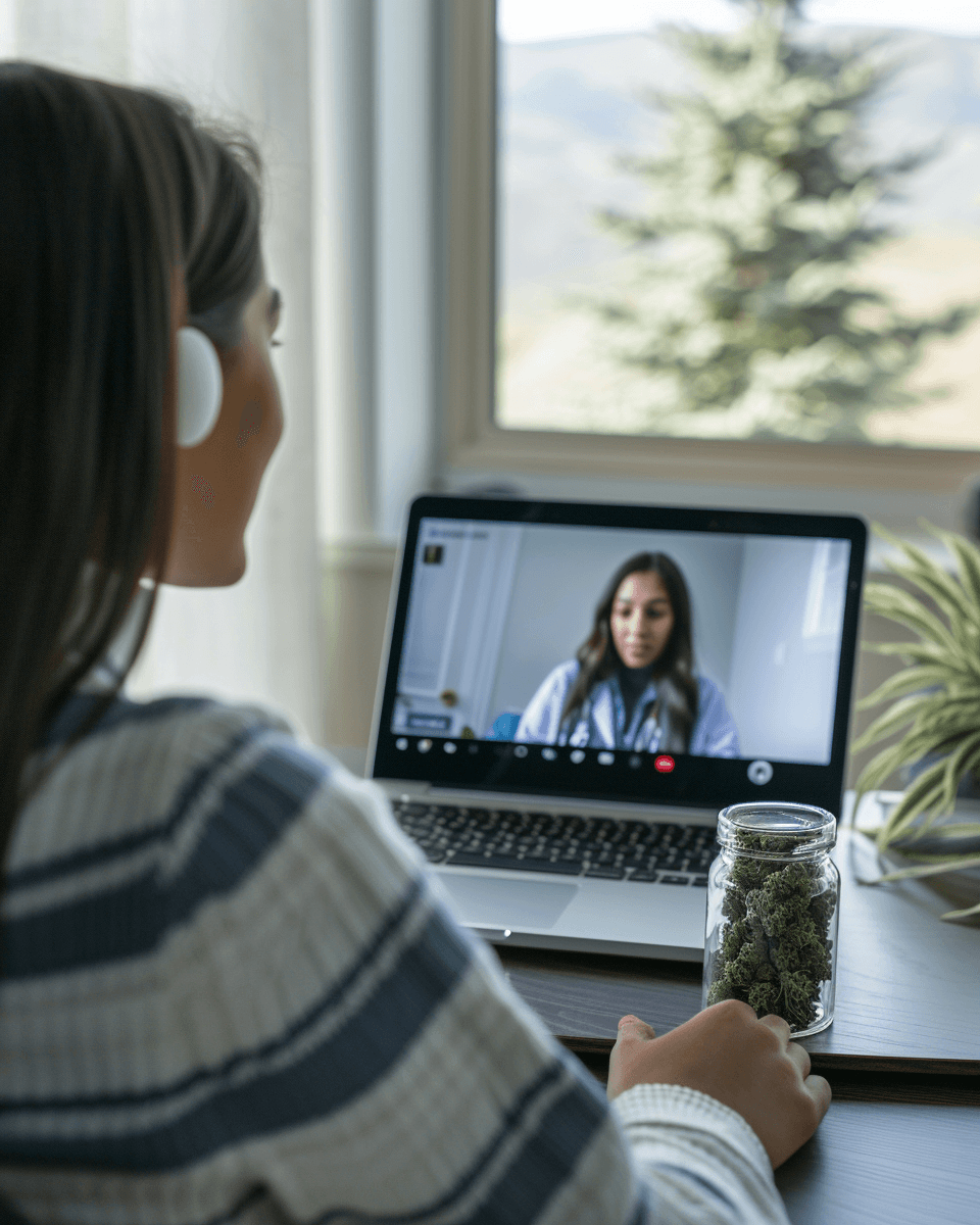 Consulta de telemedicina con profesional de la salud (imagen referencial)