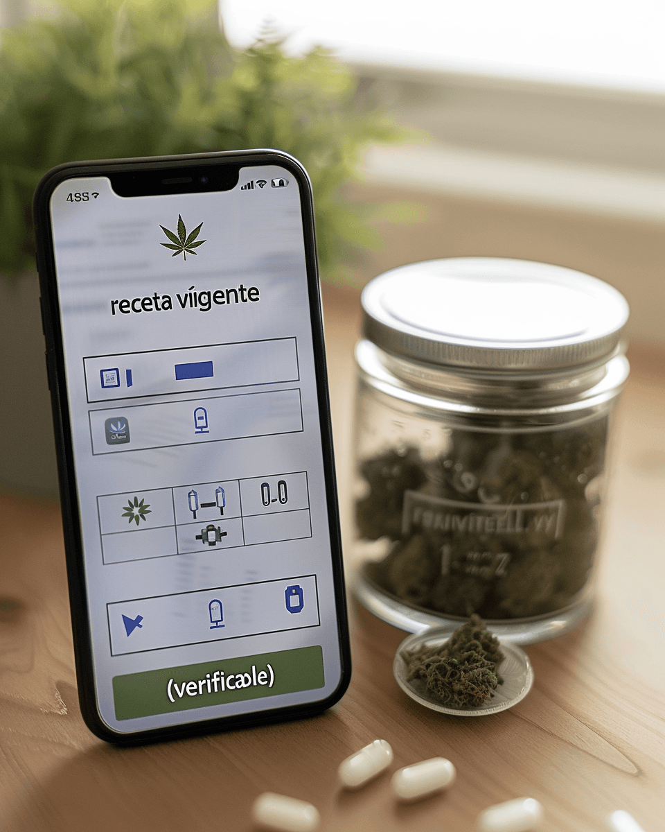Verificación de documentación y receta (imagen referencial)